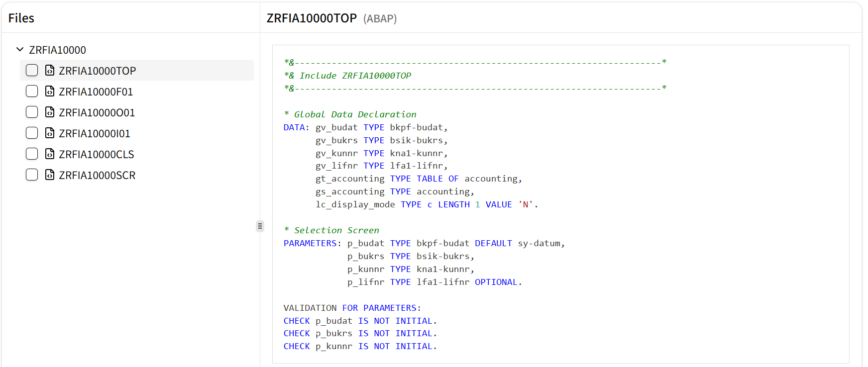 코드 트리 뷰어